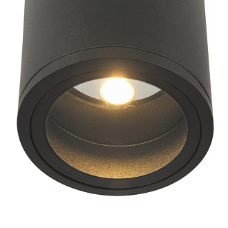 Светильник 11 см, 12W, 3000K, Maytoni Bar O306CL-L12GF, графит, IP65