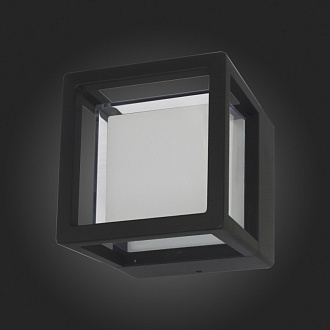 Светильник уличный настенный 11 см, 5W 4000K ST LUCE ALCENO SL9504.401.01 Черный
