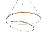 Люстра подвесная ideal lux Oz SP Оn-Оff D80 55Вт LED Латунь 269467.  см