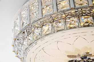Светильник 40*40*16- см, *LED*72W, 2700-6500КK, LED4U 1160-400 CR, Хром