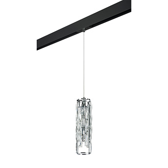 Комплект с подвесом Limpio для трека PRO 11*197 см, 4*G9*24W, Хром Lightstar Limpio PRO722030