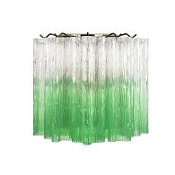 Настенный светильник 25 см, Loft IT Murano 10580W Clear green, бронза