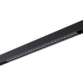 Cветильник  43,6*2,5*3 см, 1*LED*24W, 3000-6000K, Novotech VECTOR PORT 359933, черный,  диммир. пульт ДУ/Tuya Smart Life