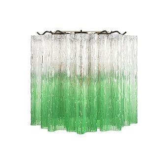 Настенный светильник 25 см, Loft IT Murano 10580W Clear green, бронза