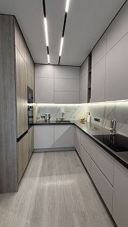Магнитный трековый светильник 41*2 см, 12W 4000K ST LUCE SKYLINE 48 ST360.446.12 Черный