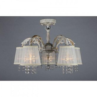 Люстра 50*40 см, 5*E14, 40W, Omnilux Omnilux 300 OML-30007-05, белый