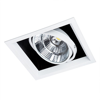 Встраиваемый светильник 25W 4000K Arte Lamp MERGA A8450PL-1WH белый, вр 15*15 см