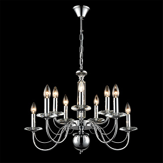 Люстра подвесная 63*90 см, 10*E14 Lumion Incanto 8034/10 хром
