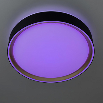 Светильник 30 см, 33W, 3000-5500K Citilux CL751251G BOSS Черный+Золото LED с пультом