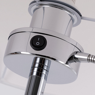 Торшер 38 см, Arte Lamp Elba A2581PN-2CC, хром