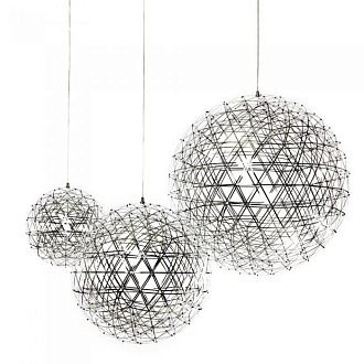Люстра Mi Raimond Lamp D60 60*60*60 см, 42*LED*3W, ImperiumLoft 40.043, Хром