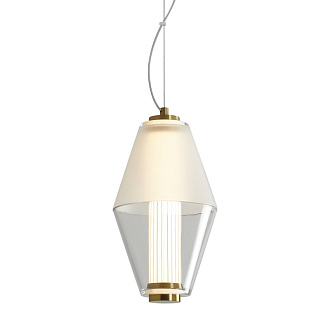 Светильник 17 см, 8W, 3000K, Freya Plum FR6137PL-L6BT, латунь