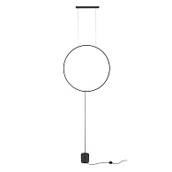 Светильник подвесной61 2*80/400 см, 20W 3000K Lightstar Undine 738657 Черный