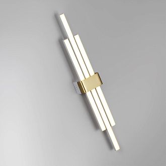 Бра 5,7*10*60 см, LED 18W*3000 К, Lumion Tove золотой, белый, 5685/18WL