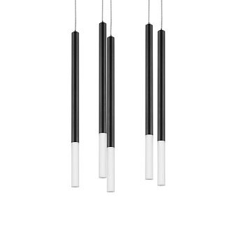 Подвесная люстра *34*41-121 см, *LED*25W, 3000K, Lightstar Tubo L5T747137, черный