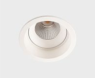 Встраиваемый светильник 9 см, 12W, 3000K, Italline IT02-029 white 3000K, белый, вр 8 см