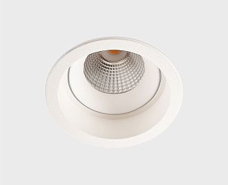 Встраиваемый светильник 9 см, 12W, 3000K, Italline IT02-029 white 3000K, белый, вр 8 см