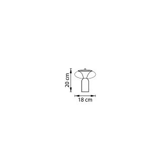 Настольная лампа *18*20- см, LED*W, 3000K, Lightstar Palermo 612917, Черный
