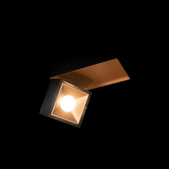 Накладной светильник 15*9*7,5 см, 1*LED*12W 4000K LOFT IT Knof 10324/B Gold Black черный, золото