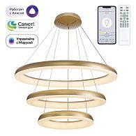 Светильник 75 см, 170W, 3000-5500K, Citilux Юпитер Смарт CL730A152S, золото