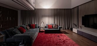 Светодиодный светильник 45 см, 9W, 4000K, Maytoni Amulet MOD555TL-L9CH4K, хром