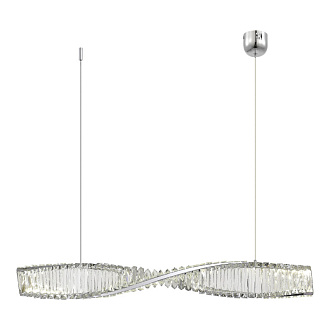 Светильник подвесной 7,6*200 см, LED*1*21W, 3000K, St Luce Elica SL6205.113.01, Хром