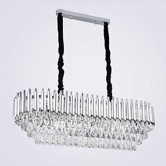 Подвесная люстра 90*33*82 см, Е14 12x40W, Серебро MODELUX ML.7010.12 SL