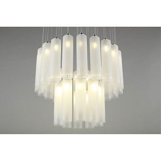 Подвесная люстра 60*60-110 см, 30*G9, 3W, Aployt Francesca APL.859.06.30, хром