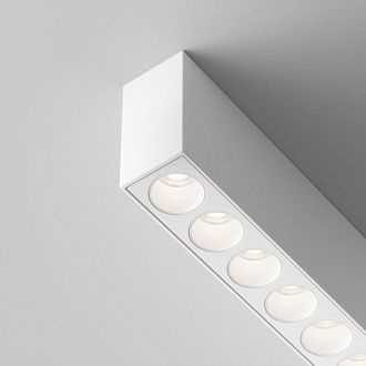 Потолочный светильник 13 см, 12W, 3000-6000K, Maytoni Points C066CL-12W3-6K-W, белый