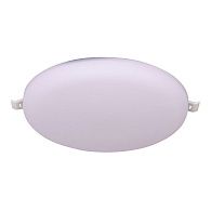 Светильник встраиваемый 17*1,7 см, вр 5,5-14 см, *LED*22W, 3000K, Mantra Algarve MAN8681, белый