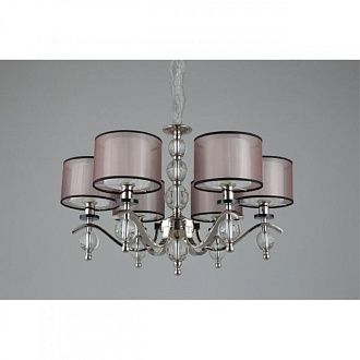 Подвесная люстра 72*70-140 см, 6*E14, 40W, Aployt FLORET APL.703.03.06, хром