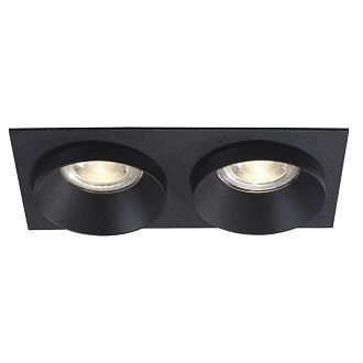Светильник встраиваемый Crystal Lux CLT 044C2 BL-BL черный, вр 6,2*15 см