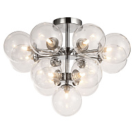 Потолочная люстра Lussole Wilcox LSP-8381, 50*50 см, хром