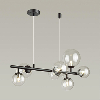 Подвесная люстра 65*120 см, G9, 15 м2 Odeon Light Tovi 4818/7, черный