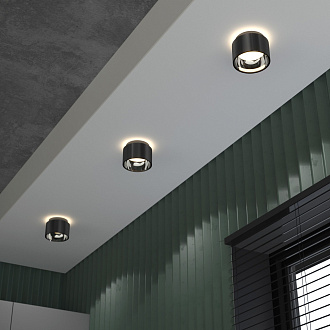 Накладной точечный светильник 1069 GX53 Черный жемчуг Elektrostandard