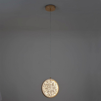 Подвесной светильник 20*2,5*100 см, LED 10W, 4000K, Золото LED4U L7108-200 GD