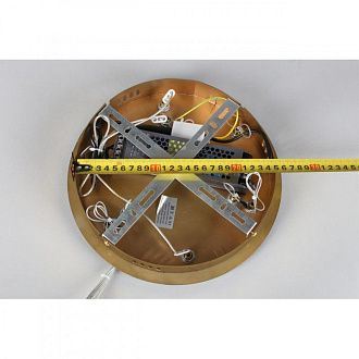 Подвесная люстра 100*87*50-180 см 136W, 3000K, Aployt Polunia APL.021.03.136, бронзовый