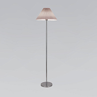 Классический напольный светильник 45 см Eurosvet Peony 01133/1 хром/серый