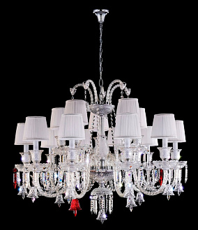 Люстра 90 см, Crystal Lux PRINCESS SP10+5 Хром