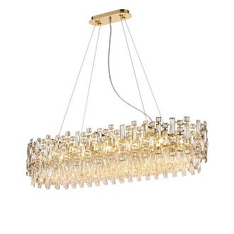 Люстра L1000 x W300 x H240(1200), мм, 10*40W (400W), H GOLD (Золото) NewRgy NWK135-L1000*W300*H240(1200) H GOLD