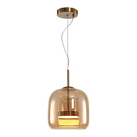 Светильник подвесной 23*34 см, 1 LED*12W, 4000 К, Arte Lamp Padova A2404SP-23AM, Янтарный