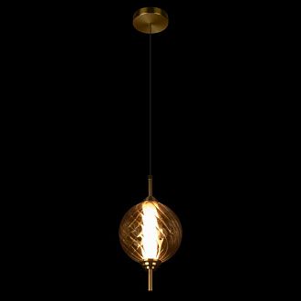 Подвесной светильник *15*-27,5 см, 1*LED*30W, 4000K, LOFT IT Helix 10421/B Amber, бронзовый