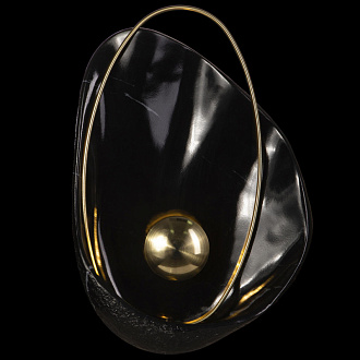 Бра LOFT IT LED Clam 10043 Black, 3W LED, 3000K, золото