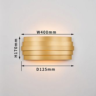 Бра 40 см, Favourite Tantas 4121-2W, золото