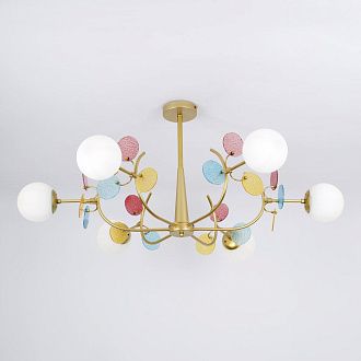Светильник 110*110*50 см, Е 27 6x60W, Золото, Латунь MODEMODERN MD.1284.6
