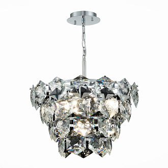 Люстра подвесная 46 см, 240W, ST LUCE VITERBO SL1631.103.06 Хром