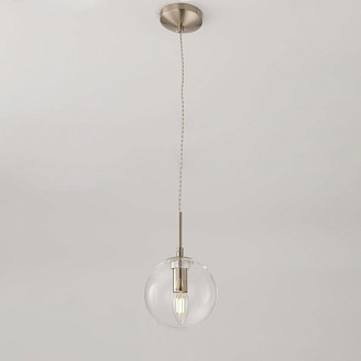 Светильник подвесной 15 см Citilux Томми CL102011, матовый хром