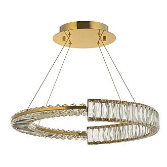 Люстра подвесная *60* см, Led лента*Led*48W, 3000K, Arti Lampadari Carini Carini L 1.5.60.100 G, Золото