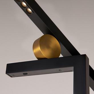 Торшер 80*30*189 см, LED, 3000К, Maytoni Emphaty MOD363FL-L14B3K черный