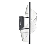 Бра 60*22 см, 14W, 4000K, Kink Light Илина черный, 08042,19